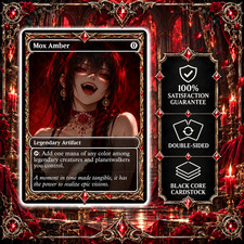 Mox Amber Proxy Custom Art Playtest Card picture