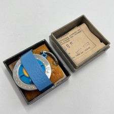 Vintage USSR Chaika Mechanical Alarm Timer Keychain 1992 Original Box Manual picture