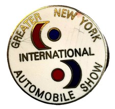 Vintage Greater New York Automobile Show Gold Tone Lapel Pin picture