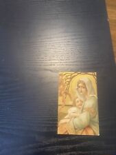 Antique Catholic Prayer Card Religious Collectible 1890's Holy Card Mother picture