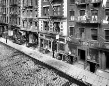 1910 Downtown New York City MOTT Street PHOTO  (185-g) picture