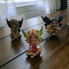 3pc Jasmine Beckett-Griffith Fairies Figurines 2007 picture