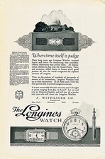 1925 ~ The Longines Watch ~ A. Wittnauer Co. ~ VINTAGE PRINT AD picture