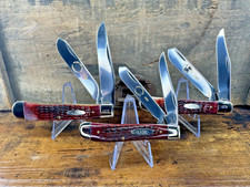 Case XX USA knife 1983 New Grind Trapper, Mini and Copperhead #1679 Set Of 3 picture