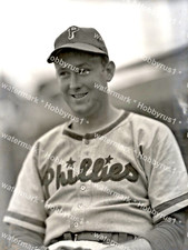 PHILADELPHIA PHILLIES Al Jurisich 1946-47 MLB Baseball 5x7 Negative picture
