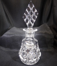 Vintage Saunders Imperial Full Cut Lead Crystal Perfume Bottle picture