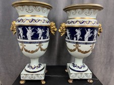 A Pair of RARE Minton Pâte-Sur-Pâte Porcelain Vases (Circa 1873–1912) picture
