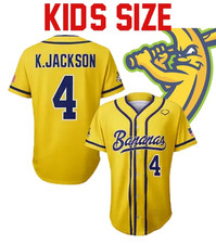 Savannah Bananas #4 Jackson Kids Youth Size Baseball Jersey S-5XL CC424 picture