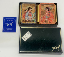 1981 VINTAGE Edna Hibel MUSEUM OF ART Playing Cards 2 Complete Decks Bridge Card picture