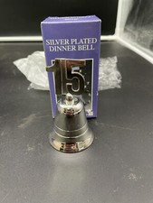 LaVie Silver Plated 15th Anniversary Bell New In Box picture