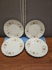 Vtg Limoges-American New Princess Dessert Scalloped Plates Set of 4 - 7.5
