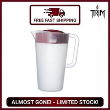 BPA-Free 1/2 Gallon Pitcher with 4-Way Lid and Strainer for Beverages picture
