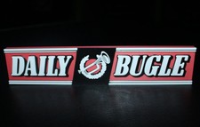 Daily Bugle 3D printed Logo Sign Wall Desk Shelf Art picture