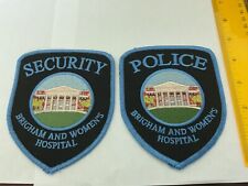 Brigham And Women’s Hospital Massachusetts Law Enforcement collectors patch set picture