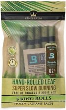 King Palm | King Size | Natural | Organic Prerolled Palm Leafs | 5 Rolls picture