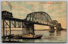 Merchants Bridge St Louis Missouri Mo Train 1911 Postcard picture