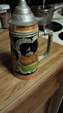 German Beer Stein - Frankfurt, Wiesbaden-kurhaus - Vintage Collectible picture