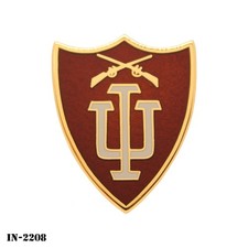 Indiana University US Army ROTC DUI Crest Pin ~ NEW ~ Vanguard USA picture