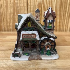 2004 Holiday Time Village Grist Mill Christmas Village House picture