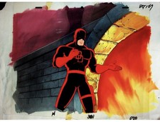 Hurry 5 days before pull ad The Fantastic Four Animated Series  DAREDEVIL Cel  picture