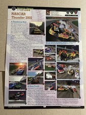 NASCAR Thunder 2002 Magazine Review Poster Vintage Wall Art picture