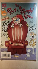 Ren and Stimpy Show #25 Signed Autographed KEN &BETH Mitchroney One Of A Kind   picture