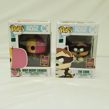 Funko Pop South Park Lot of 2 The Coon 07 & Mint-Berry Crunch 06 2017 SDCC VINYL picture