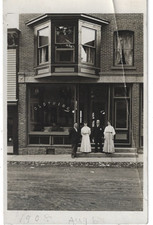Vintage Oriskany Falls NY Main Street Clothing Shop RPPC Photo Postcard Utica picture