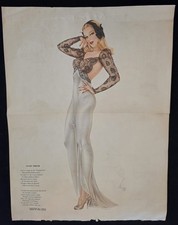 August  1941 VARGA Pinup Centerfold  