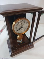 Antique Poole Ithaca, New York Electro Magnetic Mantel Clock Rare and VGC picture