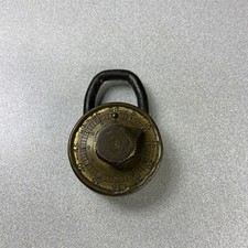 Antique Miller Standard Time Keyless Combination Padlock No Combo Very Cool picture
