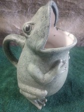 Season Of Cannon Falls Open Mouth Frog Vase... Vintage picture