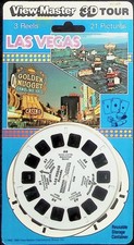 1980's Las Vegas Nevada Casinos 3d View-Master 3 Reel Packet NEW SEALED picture
