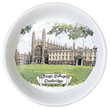 4.5” King’s College Chapel Cambridge Trinket Tray Ashtray Coaster picture