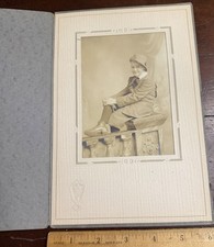 Vintage Young Boy in Suit Knickers and Hat by M Carberry, NY picture