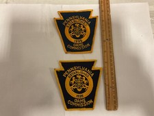 Pennsylvania Game Commission 1895 ,two Patches made different years Vintage picture