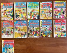 1 of 2 VINTAGE ARCHIE COMIC LOT – 50+ books, EVERY one from 1974 or older picture