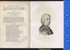 English Poet Laureate John Dryden - 1895 Print picture