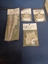 Vintage Carved Decorations By Shortwood Carvings England 4 Packages picture