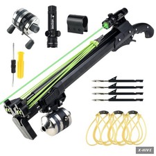Fishing Slingshot,Professional Pole Stretching Shooting Catapult with Metal Fis picture