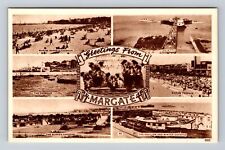 Margate England, Greetings, Beach, Pavilion, Harbour, Jetty, Vintage Postcard picture