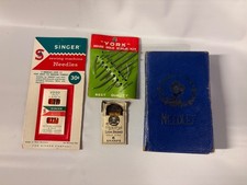 Vintage Antique Sewing Needle Lot - 1914 Heath & Gills Book, Singer, Crowley's picture