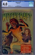 WITCHCRAFT #1 CGC 4.0 GEORGE ROUSSOS PRE-CODE HORROR picture