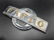 Vintage 1930s 1940s Fargo Truck Globe Hood Emblem Badge OEM Mopar picture