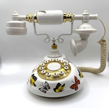 Vintage French Style TC 505 Telephone with Butterflies by Collections Inc  2008 picture