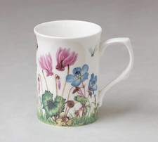 STECHCOL GRACIE BONE CHINA COASTLINE IMPORTS COFFEE MUG CUP FLORAL BUTTERFLY NEW picture