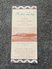 Kaibab Lodge VTG 1960s Tourist Brochure  Arizona Travel Souvenir picture
