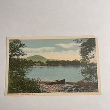 Lake George NY-New York, Narrows, Hundred Islands And Tongue, Vintage Postcard picture