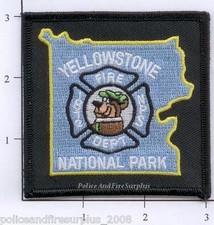 Wyoming - Yellowstone National Park WY Fire Dept Patch Yogi Bear picture
