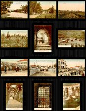 1925 Palestine Postcards Lot 12 Lord Balfour Visit Tel Aviv Judaica Ordmann picture